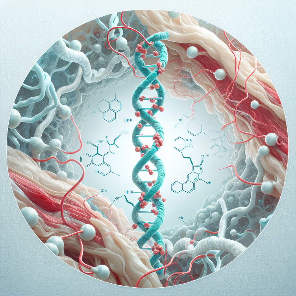 Stylized biological pathway artwork representing Apelin-36 research context