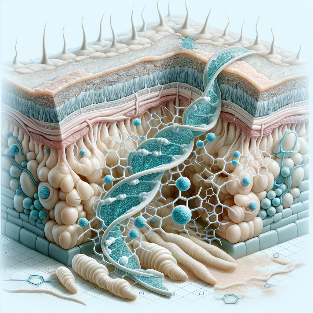 Stylized biological pathway artwork representing Chronoline research context