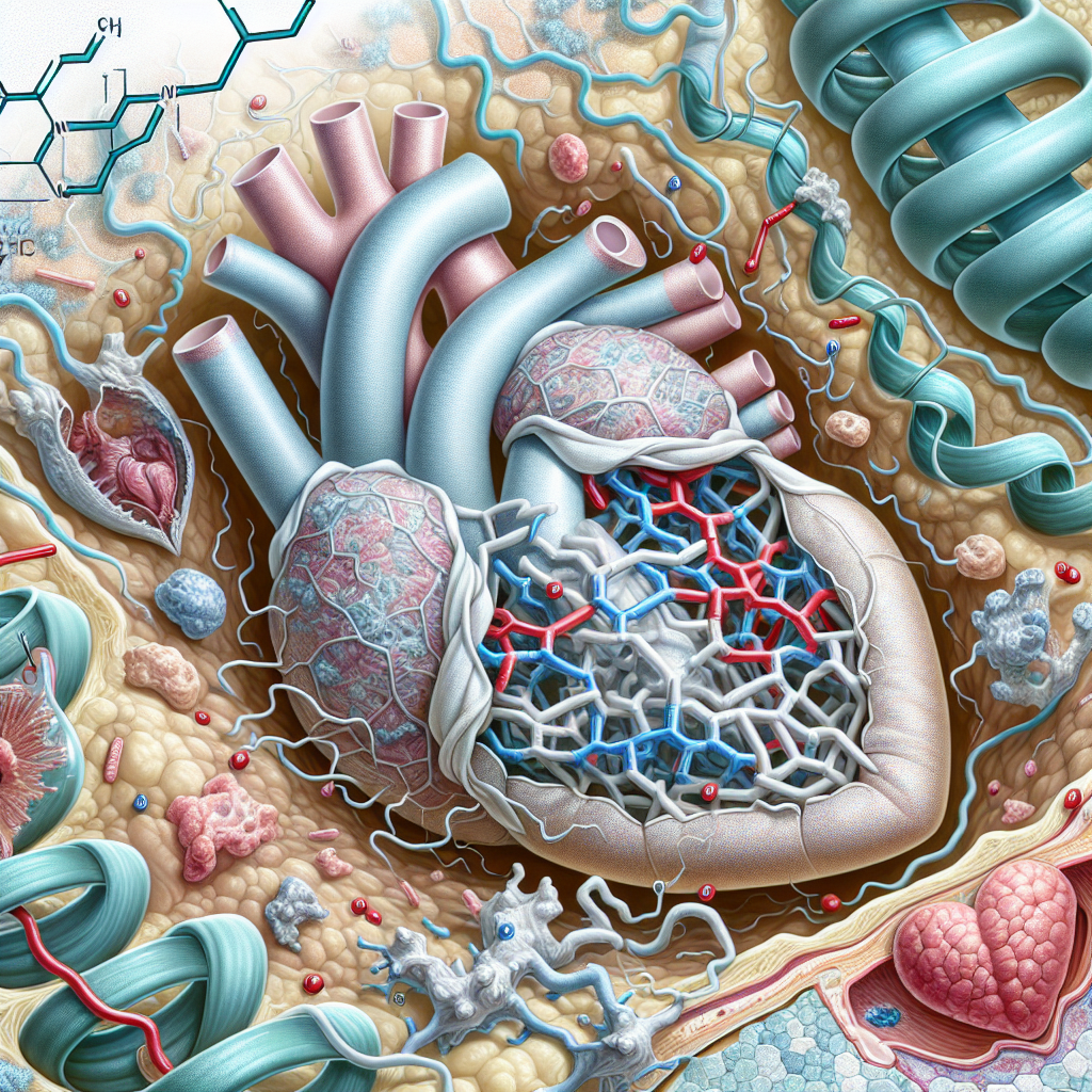Stylized biological pathway artwork representing Endothelin-1 research context