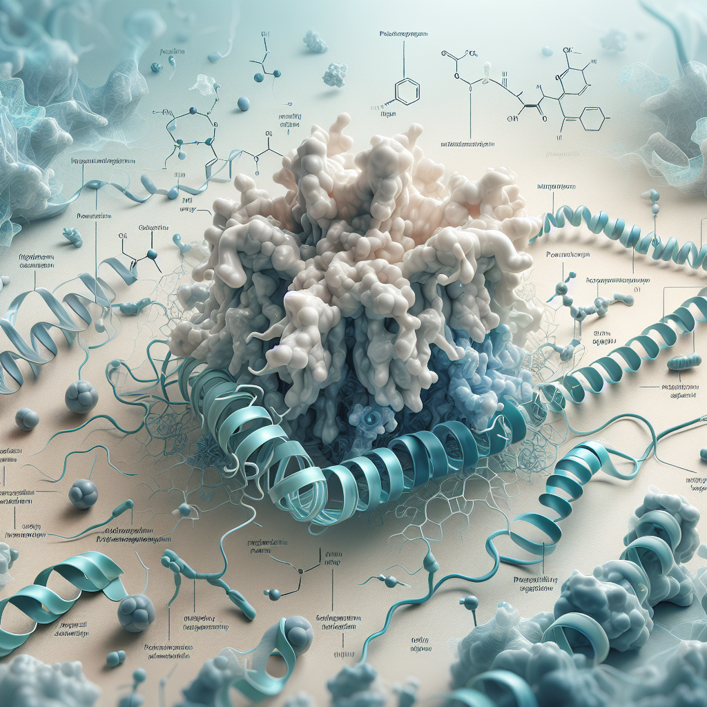 Stylized biological pathway artwork representing Follistatin 315 research context