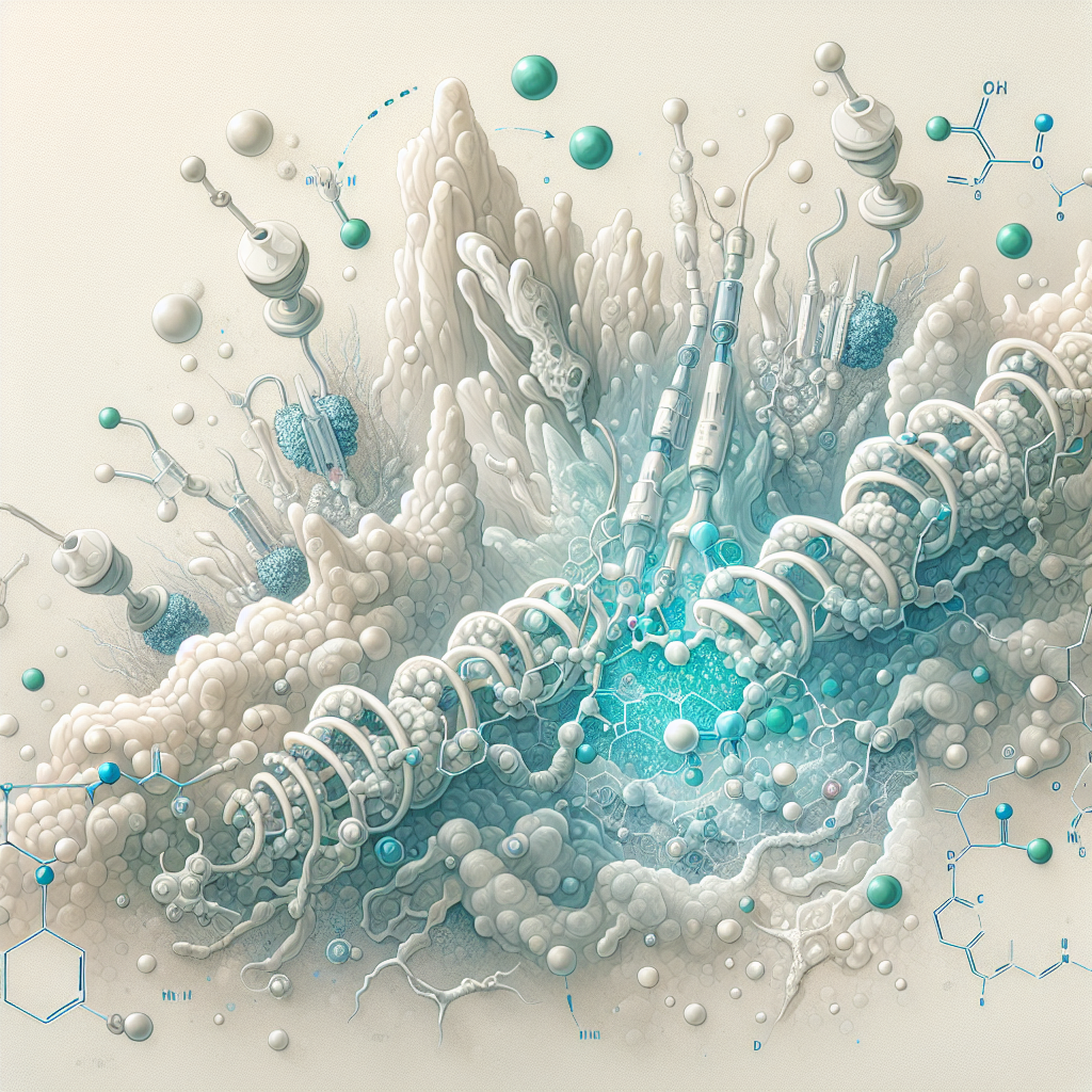 Stylized biological pathway artwork representing L-Carnitine + L-Arginine + Methionine + Inositol + Choline + B6 + B5 + B12 (Blend) research context