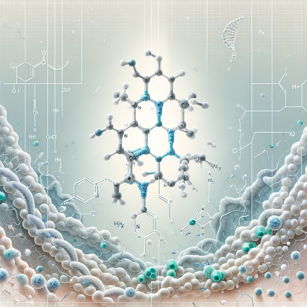Stylized biological pathway artwork representing L-Carnitine research context