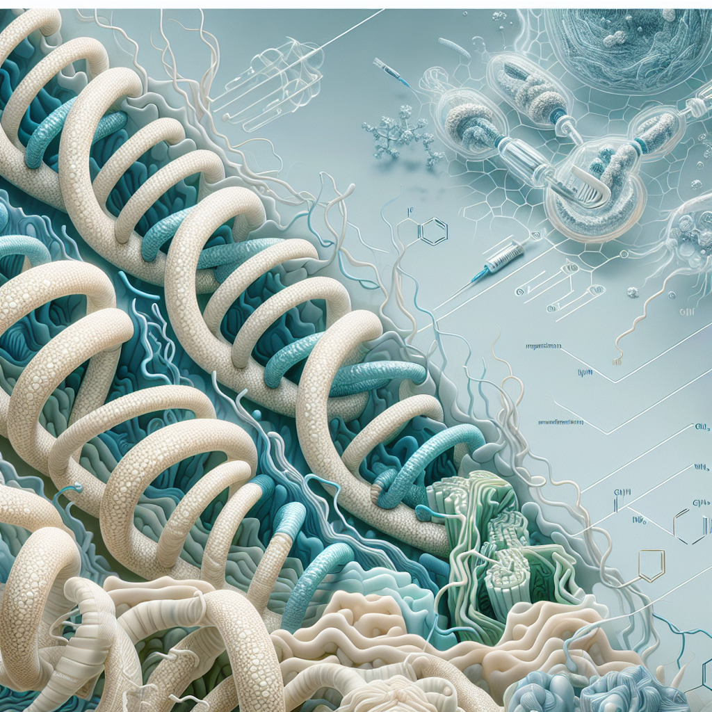 Stylized biological pathway artwork representing Lixisenatide research context