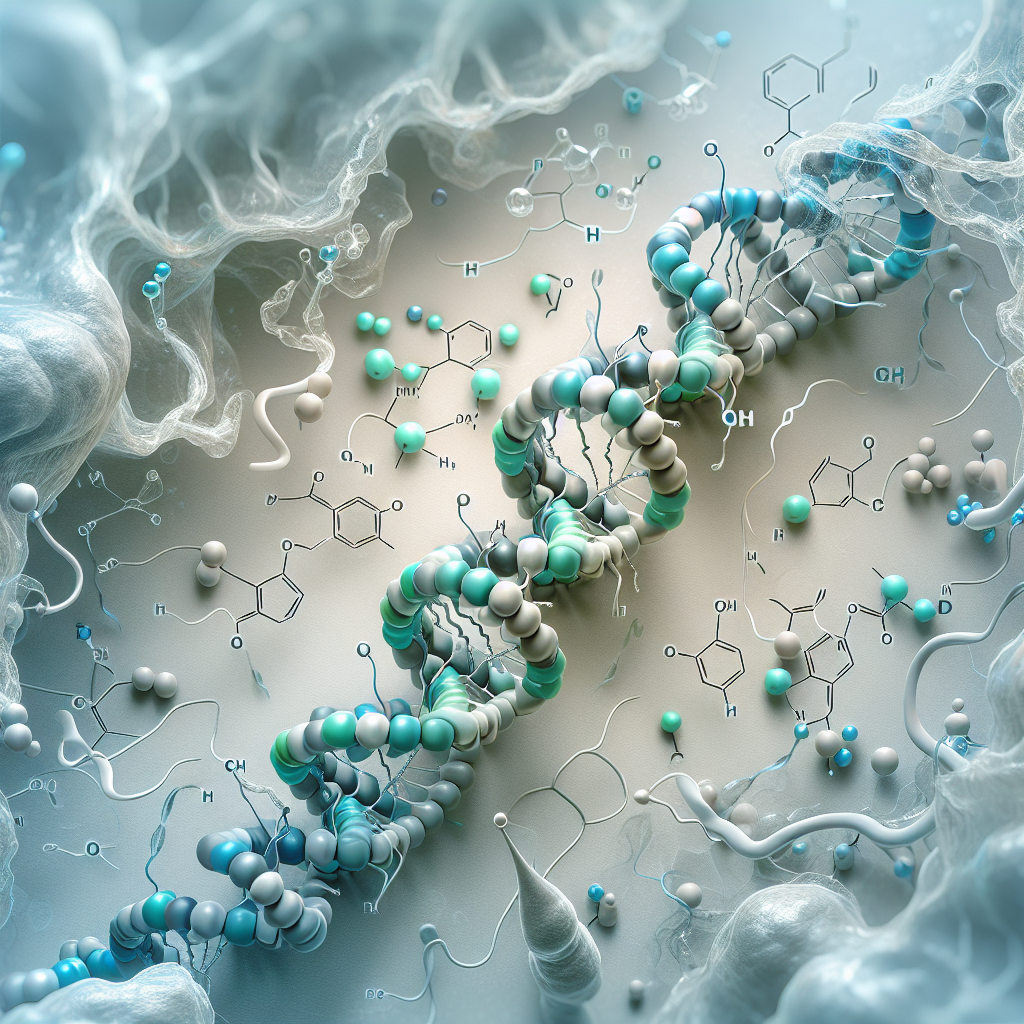 Stylized biological pathway artwork representing Orexin B research context