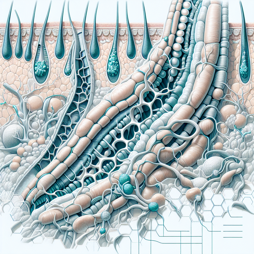 Stylized biological pathway artwork representing SYN-AKE research context