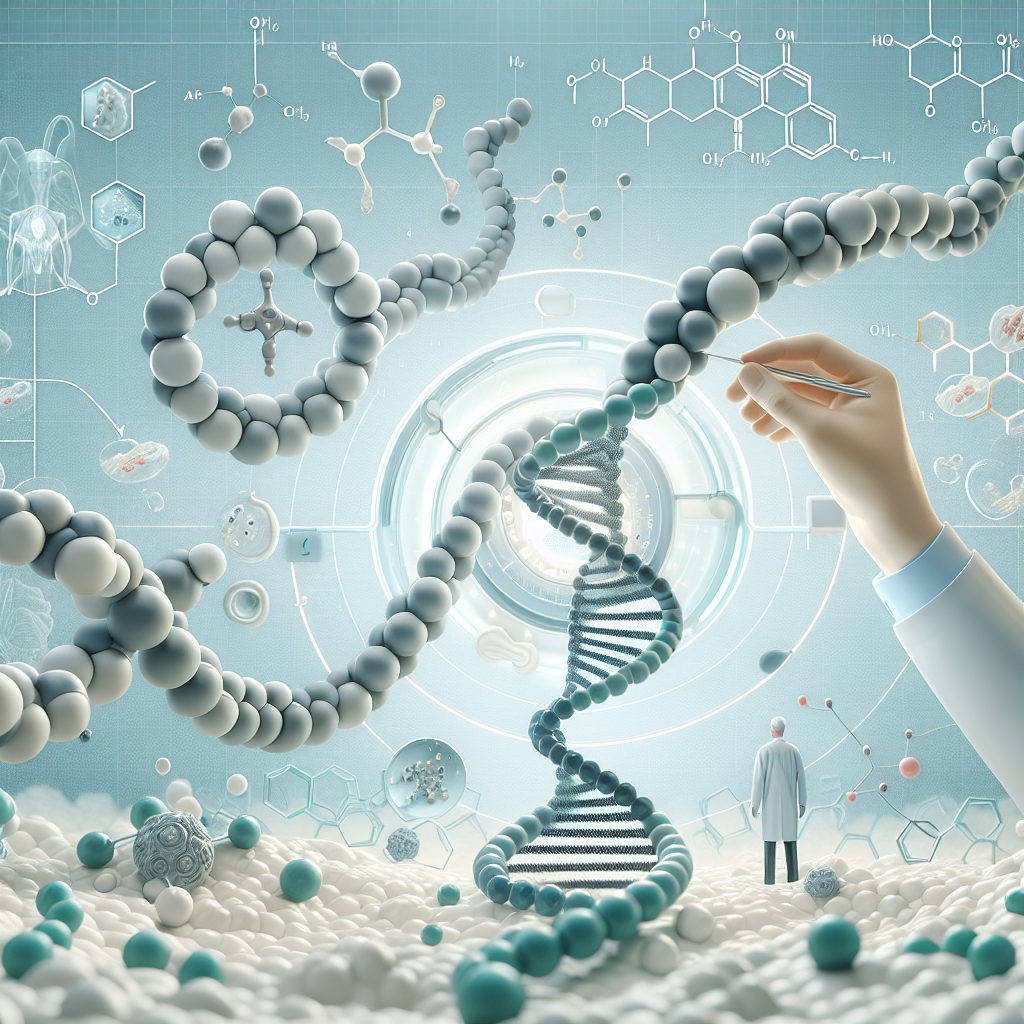 Stylized biological pathway artwork representing Vitamin B6 research context